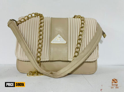 Maje Clover Quilted Leather Chain Bag